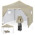 Miniatyrbillede 2 af 2: Gazebo, Vandtæt, Justerbar Højde,Khaki