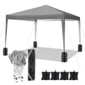 Miniatyrbillede 2 af 2: Gazebo, Vandtæt Stof, Justerbar Højde,Grå