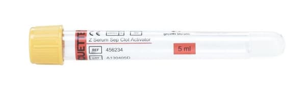 VACUETTE Guldgul Serum Gel7/5ml 50/fp