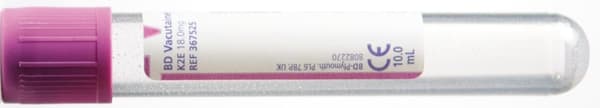 Hemogardrör Lila K2 EDTA 10/10ml 100/fp