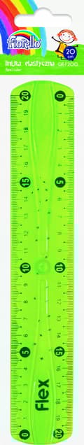 Miniatyrbillede 1 af 2: Fiorello plast fleksibel lineal 20 cm GR-F200 / 130-1813