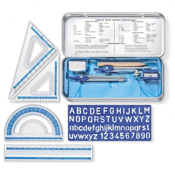 Staedtler 55710 Geometrinen metallisetti