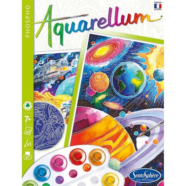 AQUARELLUM PHOSPHO KOSMOS - konstset med Sentosphere-färger