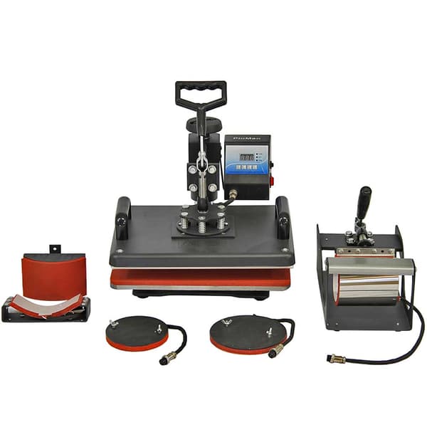 PixMax Da Vinci bundt 5 i 1 varmepresse, vinylskærer, printer