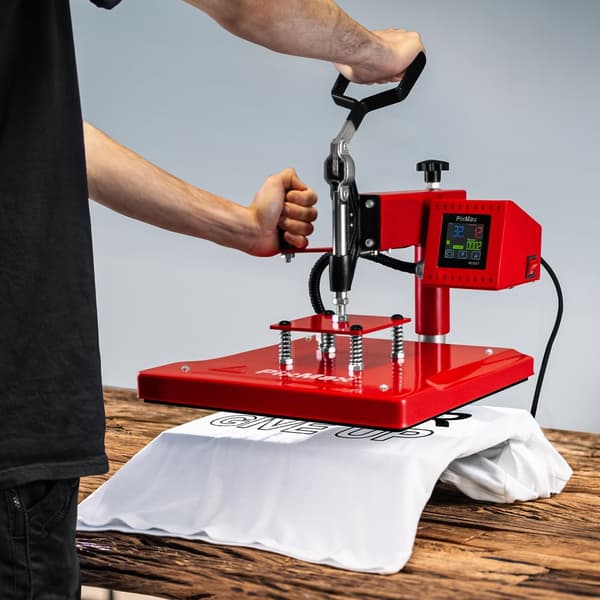 38cm Svängbar Värmepress Transfer Transferpress Sublimering Värmetryck Platt Pekskärm Bläck Vinyl 250°C DIY T-shirt GRATIS Sublimeringsark