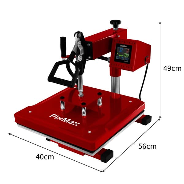 38cm Svängbar Värmepress Transfer Transferpress Sublimering Värmetryck Platt Pekskärm Bläck Vinyl 250°C DIY T-shirt Teflon- & Sublimeringsark