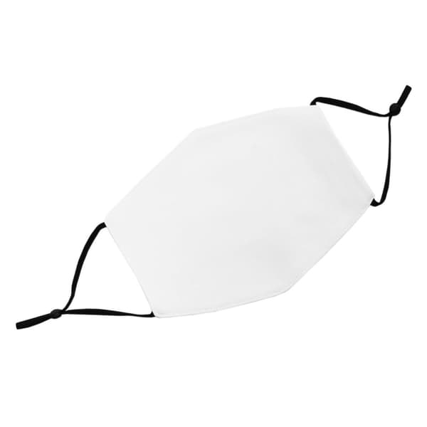 10 stk Ansigtsmasker til sublimering Mellemstørrelse Voksne Printersæt Drejelig varmepresse 5-lags filter Hvid Eget design, der kan tilpasses