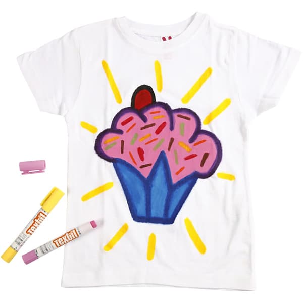 Playcolor Textilfärg, L: 14 cm, mixade färger, 5 g, 12 st./ 1 förp.