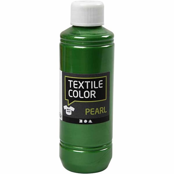 Textil Färg Pearl - Briljantgrön - 250 ml