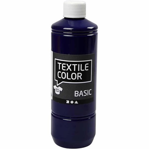 Textil Färg Basic - Briljantblå - 500 ml