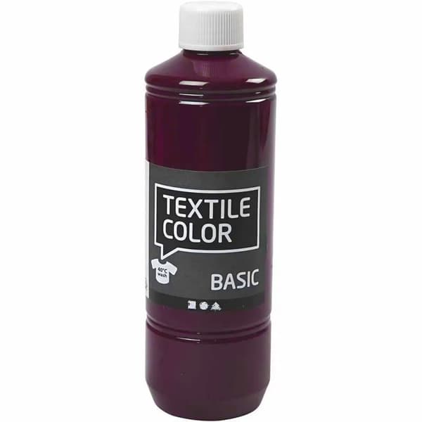 Textil Färg Basic - Lila Aubergine - 500 ml