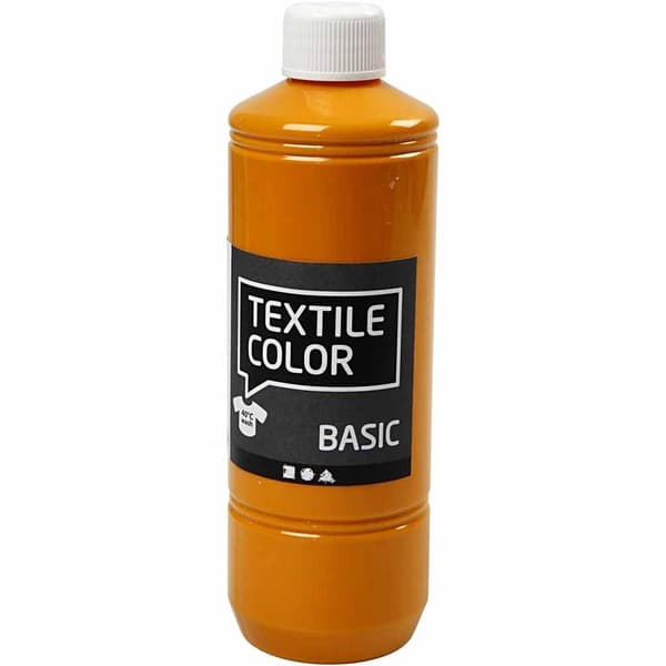 Textil Färg Basic - Senapsgul - 500 ml