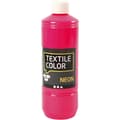 Miniatyrbild 1 av 5: Textil Färg Neon - Rosa - 500 ml