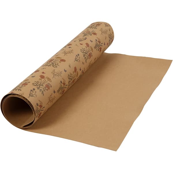 Läderpapper - Blommor - 50 cm
