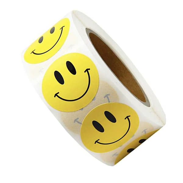 500st stickers klistermärken - Smiley Emoji