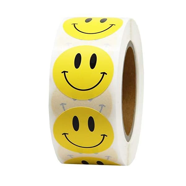 500 klistermærker klistermærker - Smiley Emoji