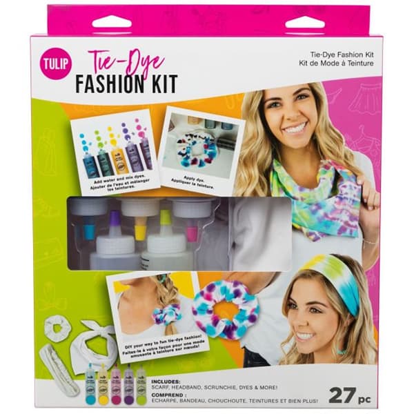 Batikfärg - Pysselkit Tie Dye Fashion Kit - 27 delar