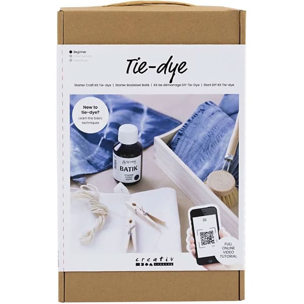 Batikfärg DIY Start Set - Blå Kökshanddukar