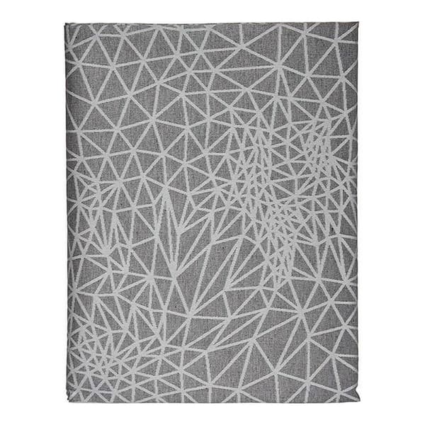 Bordsduk Kinvara BABEL GRIS 48 Vit Grå Jacquard