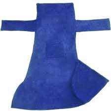 SNUGGIE BLÅ FILT MED ÄRMAR