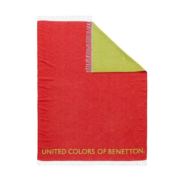 Benetton Filt Rainbow Be 140x190 Cm Grönt,Röd | CDON