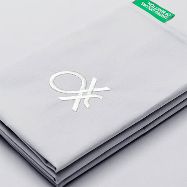 Benetton Tæppe 200tc Hvid,Grå