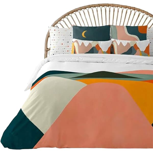 Muare Cotton Nordic Cover För Sahara 135/140 220x220 Centimeter Flerfärgad