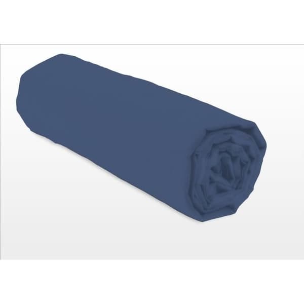 DEJLIGT HJEM Fasadelagen - 140 x 190 + 35 cm - 100% bomuld - Blå