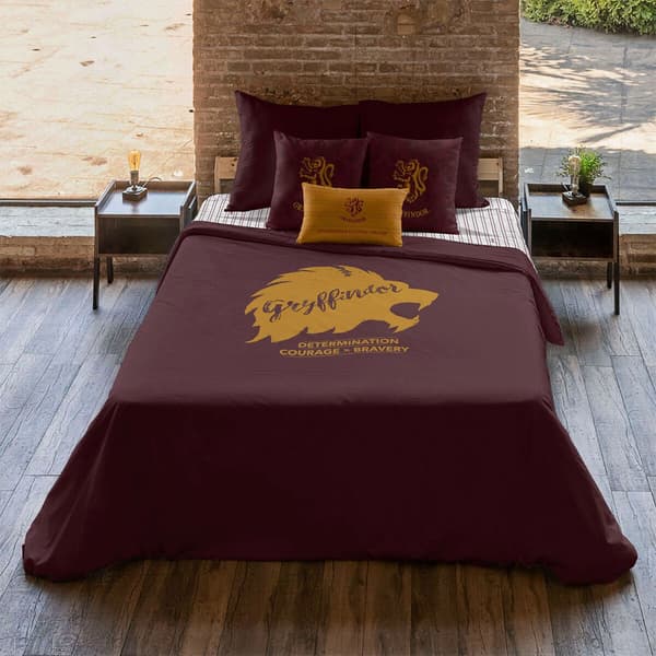 Play Fabrics Nordic Case Med Gryffindor Bomuldsknapper Værdier ??for Seng 120 200x200 Cm