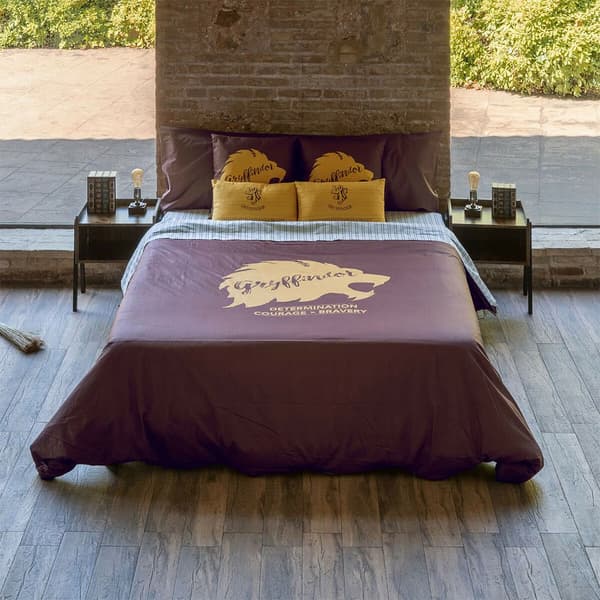 Play Fabrics Nordic Case Med Gryffindor Bomuldsknapper Værdier ??for Seng 120 200x200 Cm
