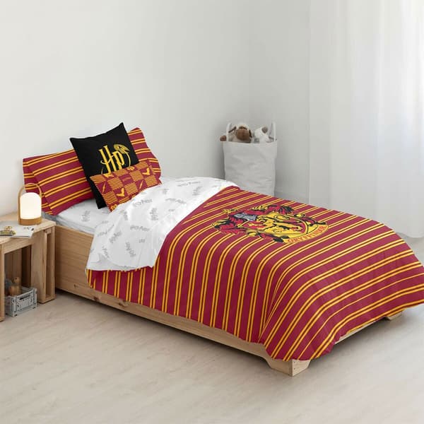 Play Fabrics Nordic Case Med Bomuldsknapper Til Gryffindor Shield 105 180x240 Cm Seng