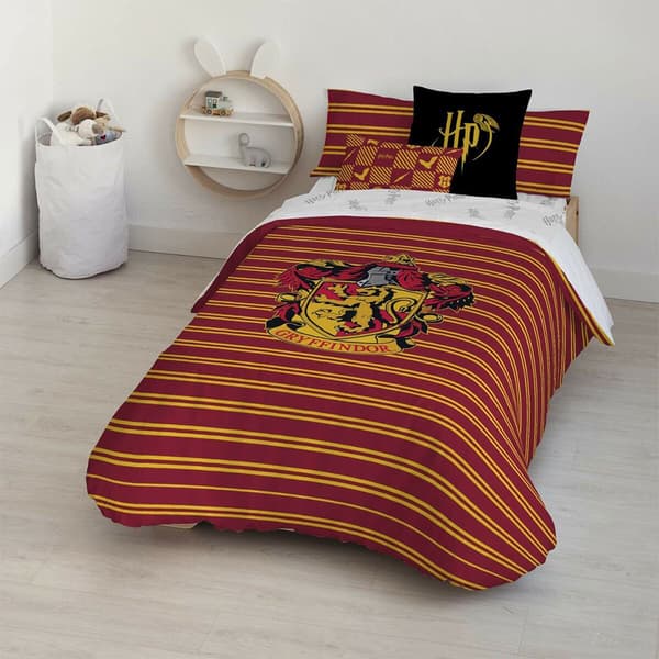 Play Fabrics Nordic Case Med Bomullsknappar För Gryffindor Shield 120 200x200 Centimeter Säng