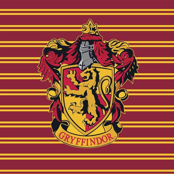 Play Fabrics Nordic Case Med Bomullsknappar För Gryffindor Shield 120 200x200 Centimeter Säng