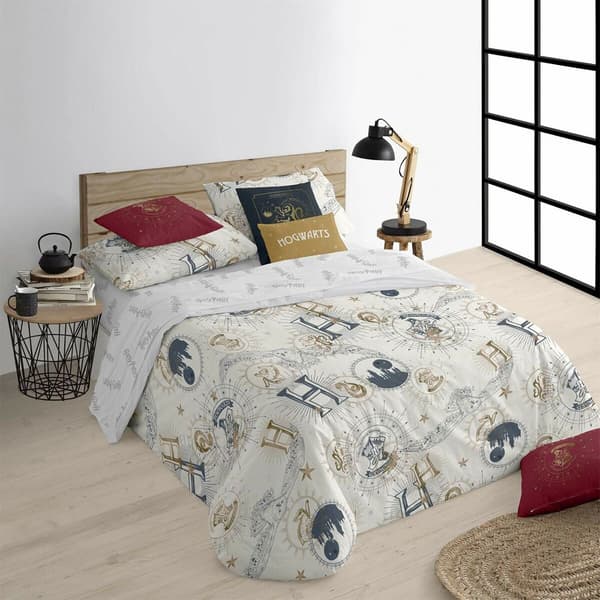 Play Fabrics Nordic Case Med Bomuldsknapper Til Harry Potter 80x200 Cm