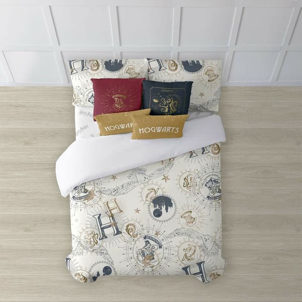 Play Fabrics Nordic Case Med Bomuldsknapper Til Harry Potter 80x200 Cm