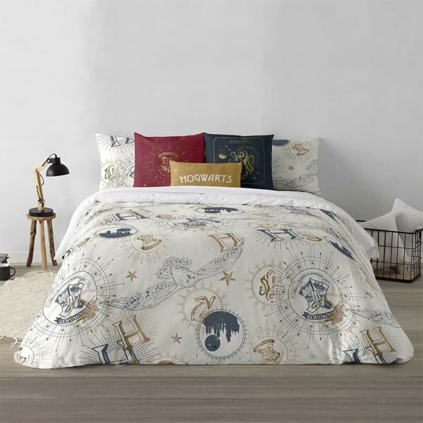 Play Fabrics Nordic Case Med Bomuldsknapper Til Harry Potter 80x200 Cm