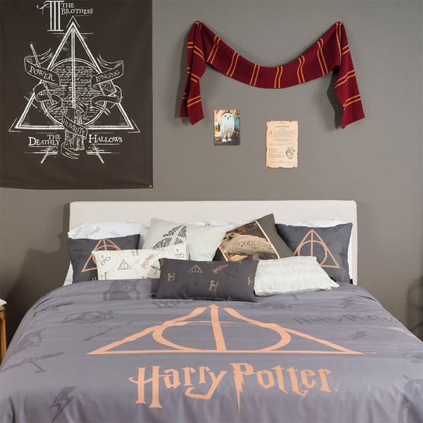 Play Fabrics Nordic Case Med A Bomuldsknapper Til Deathly Hallows 80x200 Cm Seng