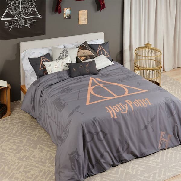 Play Fabrics Nordic Case Med A Bomuldsknapper Til Deathly Hallows 80x200 Cm Seng