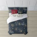 Miniatyrbillede 1 af 7: Play Fabrics Nordic Case Med Bomuldsknapper Til Harry Potter Gold 180x240 Cm Seng