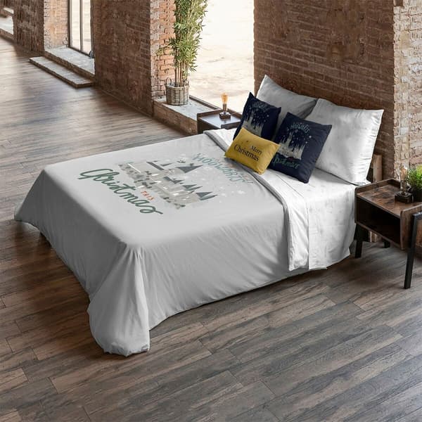 Play Fabrics Nordisk Cover Med Hogwarts In Christmas 90 155x220 Cm