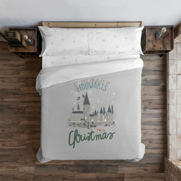 Play Fabrics Nordisk Cover Med Hogwarts In Christmas 90 155x220 Cm
