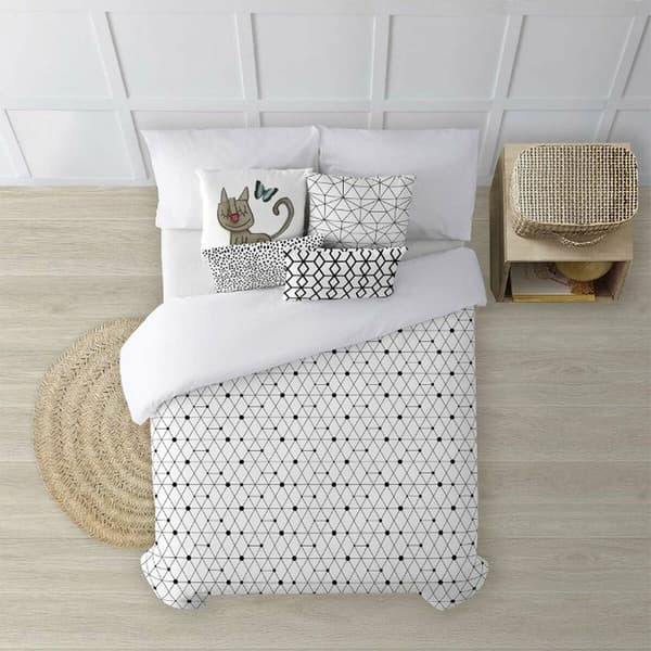 Muare Nordic Case Indian Cotton Reverse För Säng 200x200 Cm