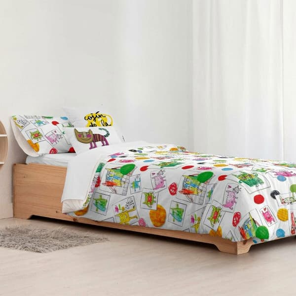 Muare Pohjoismainen Intialainen Puuvillakotelo 80x200 Cm Cm Sänky