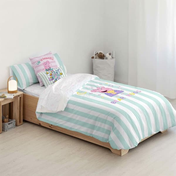 Play Fabrics Nordic Case Med Bjørnekrammer Bomuldsknapper Til 90 155x220 Cm