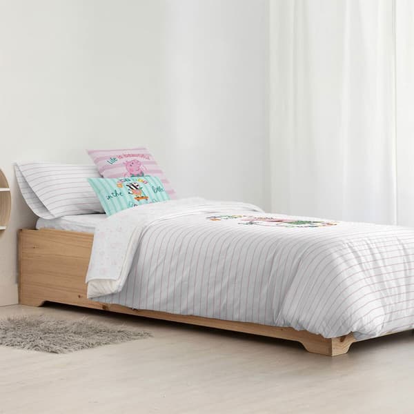 Play Fabrics Nordic Case Med Bomullsknappar För Find Joy 80x200 Centimeter