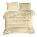 Miniatyrbillede 4 af 5: Satin sengetøj 140x200 Nova beige, ensfarvede Euro gardiner