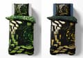 Miniatyrbillede 3 af 7: Glow in the dark sengetøj 140x200 Minecraft grøn 4634 A Fluo 35