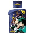 Pikkukuva 1 / 2: Puuvillaiset vuodevaatteet 140x200 My Hero Academia + puuvillapussi tyynyliina 70x90 5405BL Halantex