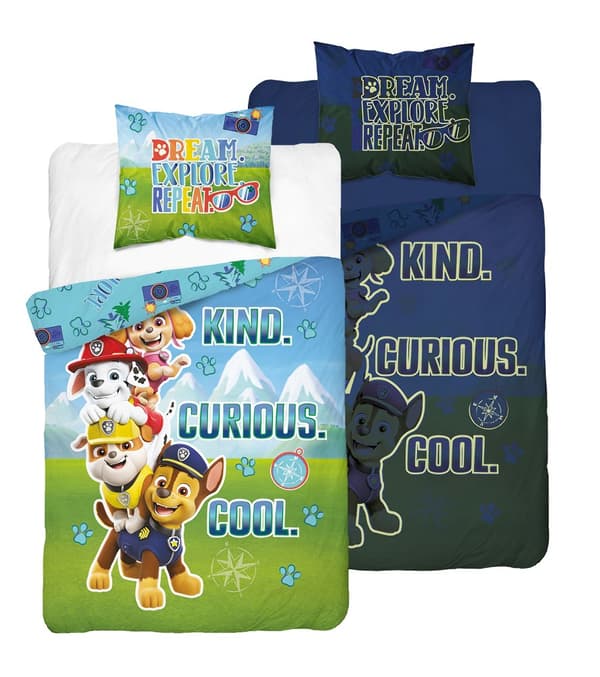 Glow-in-the-mørke sengetøj 160x200 Paw Patrol PP 26 Licenseret 39