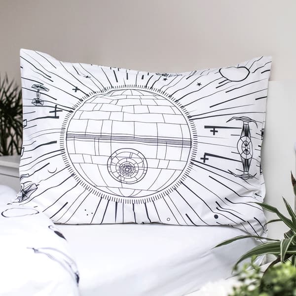 Sängkläder glöd i mörkret 140x200 Star Wars Star Wars 1629 örngott i bomull 70x90